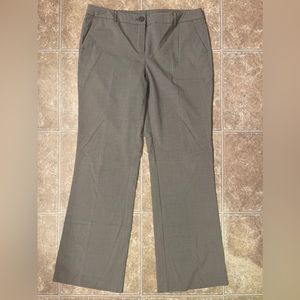 New York & Company stretch wide leg trouser. Sz 10. Gray with white pinstripe.